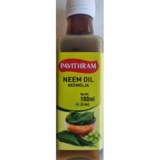 Pavithram Neem Oil. Traditional oil with various household and cosmetic uses.