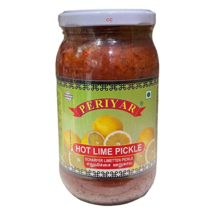 Periyar Hot Lime Pickle. A fiery condiment to spice up your rice meals.