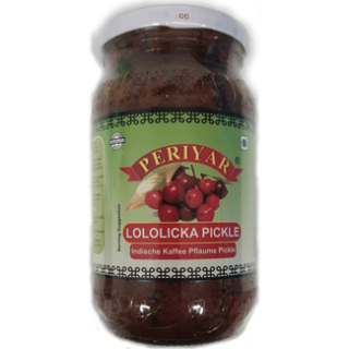 Periyar Lololicka Pickle. Unique and tangy pickle made from Indian plums.