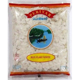 Periyar White Rice Flakes. Versatile flattened rice for breakfast and snacks.