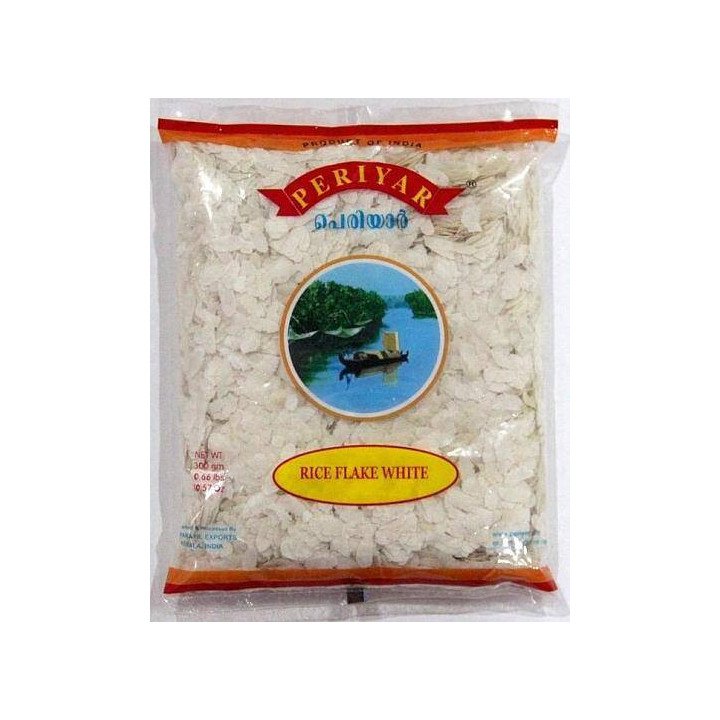 Periyar White Rice Flakes. Versatile flattened rice for breakfast and snacks.