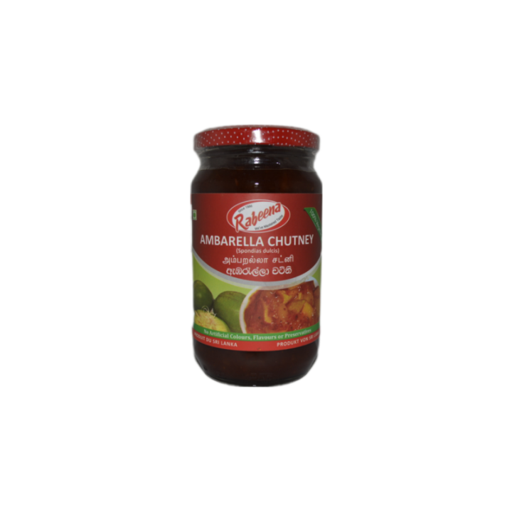 Rabeena Ambarella Chutney. Sweet and tangy preserve made from June Plums.