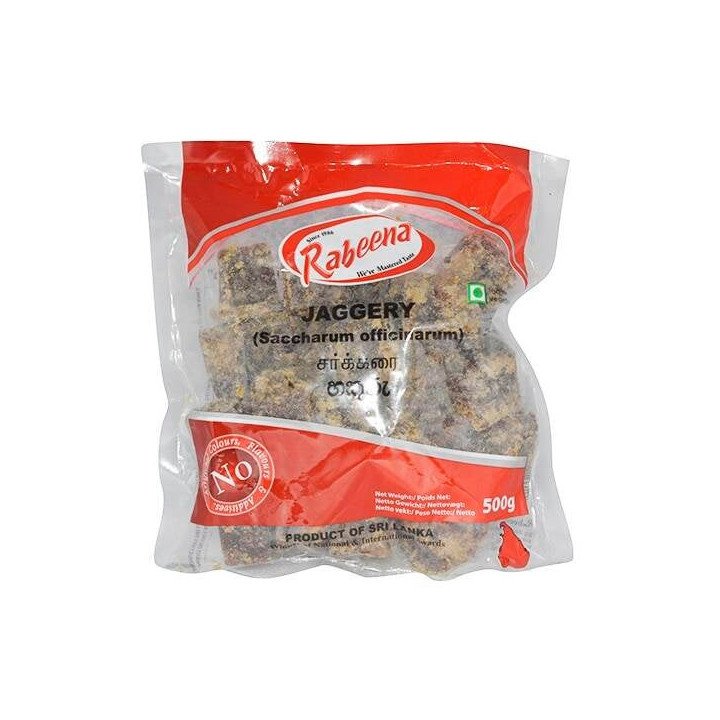 Rabeena Jaggery. Pure natural palm sugar blocks for authentic cooking.