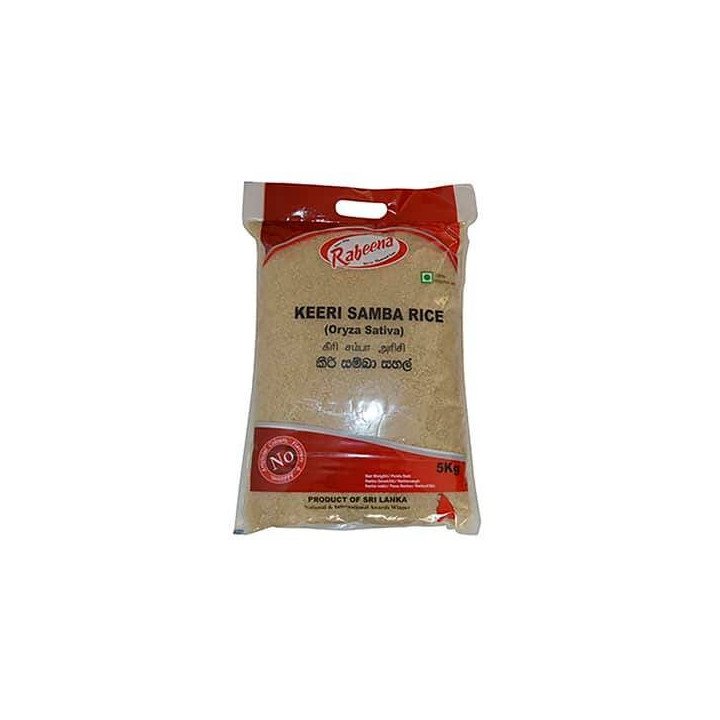 Rabeena Keeri Samba Rice. The preferred choice for special occasion rice dishes.