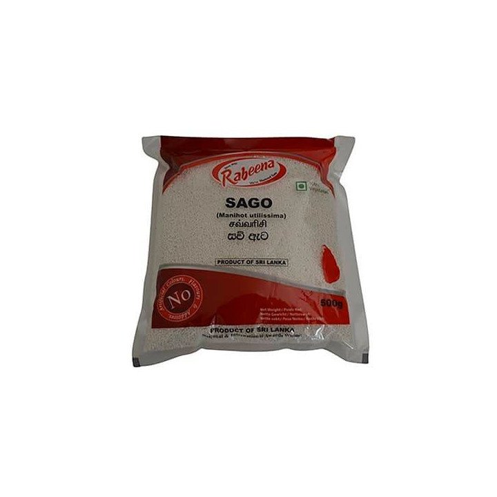 Rabeena Sago. Essential ingredient for creamy puddings and desserts.