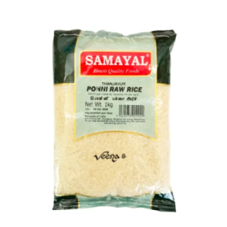 Samayal Ponni Raw Rice. Premium white rice for delicious daily meals.