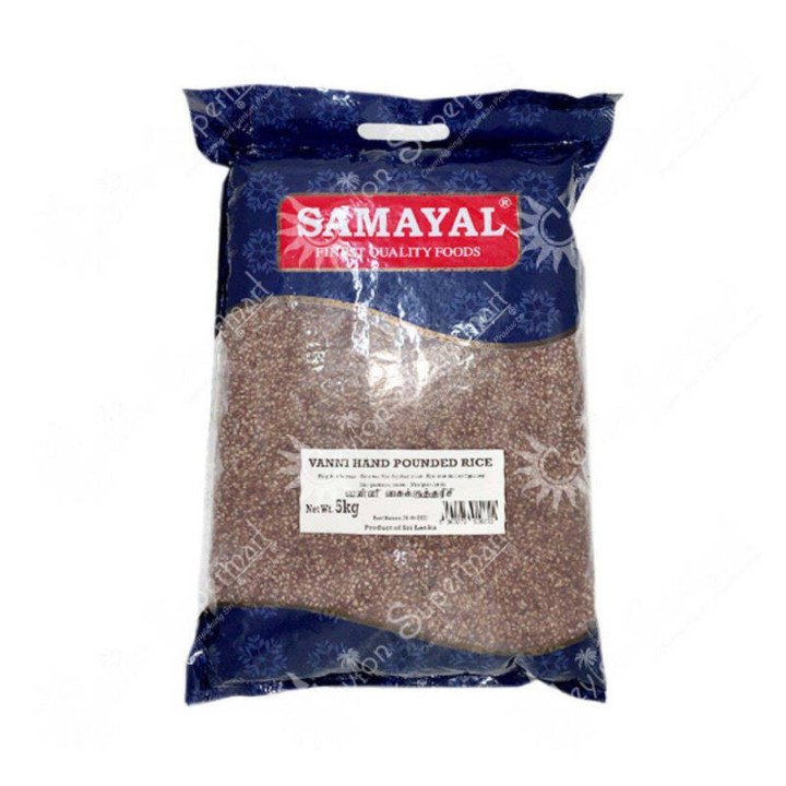 Samayal Vanni Rice. Traditional healthy red rice rich in fibre.