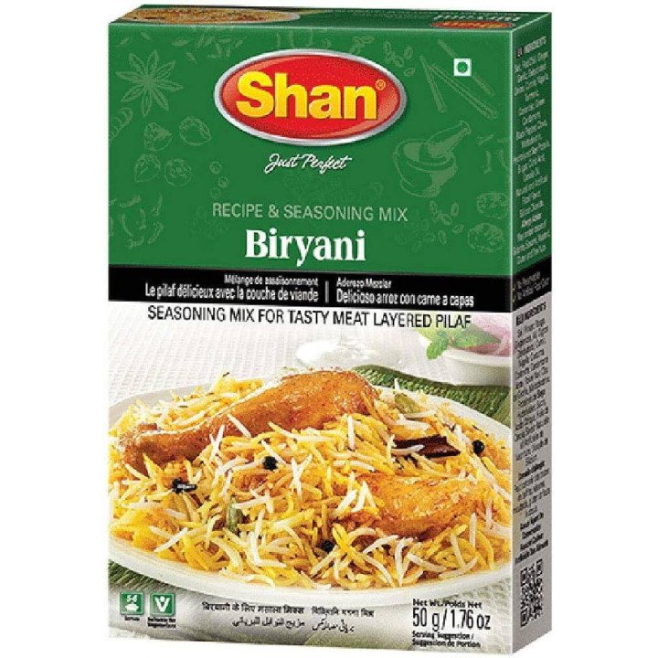 Shan Biryani Masala. The classic spice mix for perfect Biryani.
