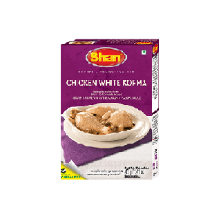 Shan Chicken White Korma Masala. For creamy and mild white chicken curry.