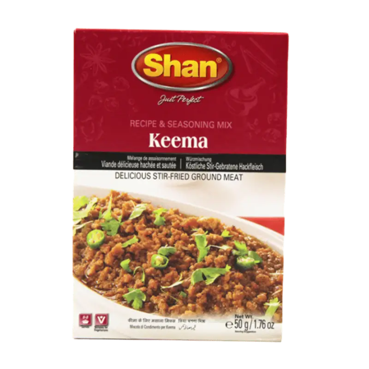 Shan Keema Masala. Perfect seasoning for spicy minced meat dishes.