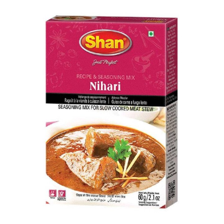 Shan Nihari Masala. For authentic slow-cooked meat stew.