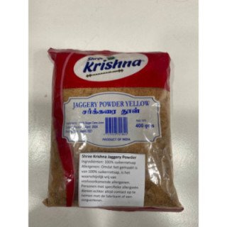 Shree Krishna Jaggery Powder. Pure and natural sweetener for daily use.