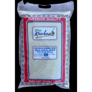 Shree Krishna Seeraga Samba Rice. Aromatic tiny grains for authentic biryani.