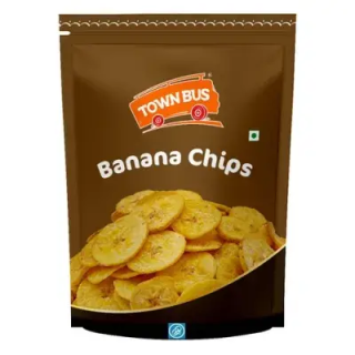 Town Bus Banana Chips. Classic crispy salted plantain snacks.