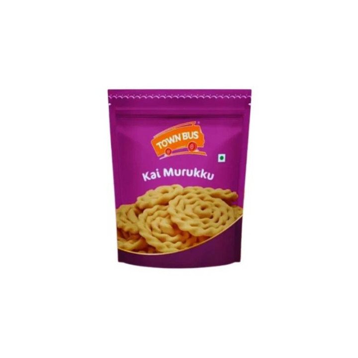 Town Bus Kai Murukku. Authentic hand-twisted crunchy rice snack.