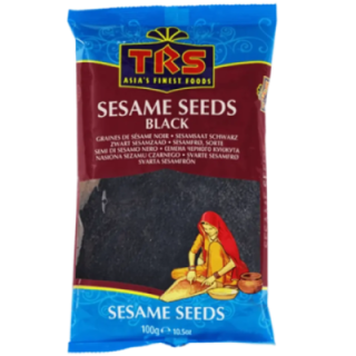 TRS Black Sesame Seeds. Rich and nutty unhulled seeds for baking.