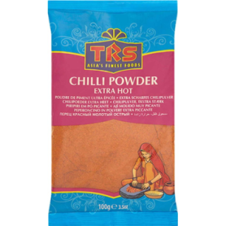 TRS Extra Hot Chilli Powder. Intense heat and colour for your curries.