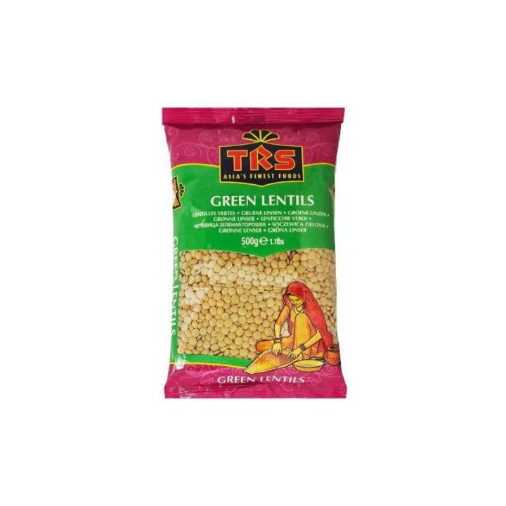 TRS Green Lentils. Nutritious whole lentils for hearty stews.