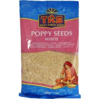 TRS White Poppy Seeds. High-quality seeds for thickening curries and baking.