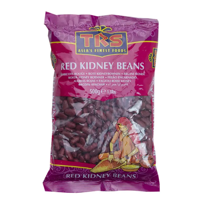 TRS Red Kidney Beans. High-protein beans perfect for Indian and Mexican dishes.