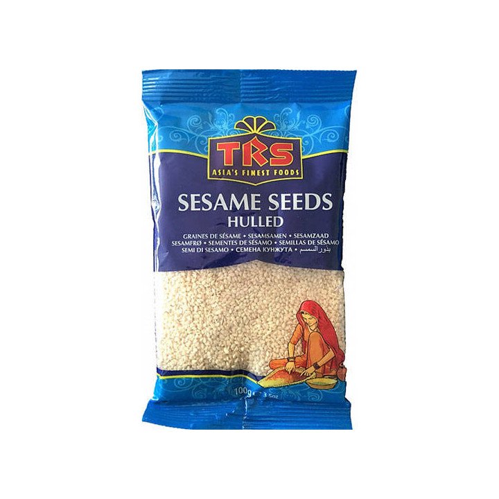 TRS Hulled Sesame Seeds. Premium white seeds for baking and garnishing.