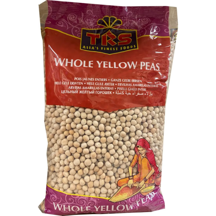 TRS Whole Yellow Peas. Nutritious dried peas for soups