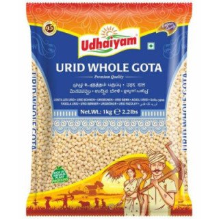 Udhaiyam Urid Whole Gota. Superior quality white lentils for the perfect batter.