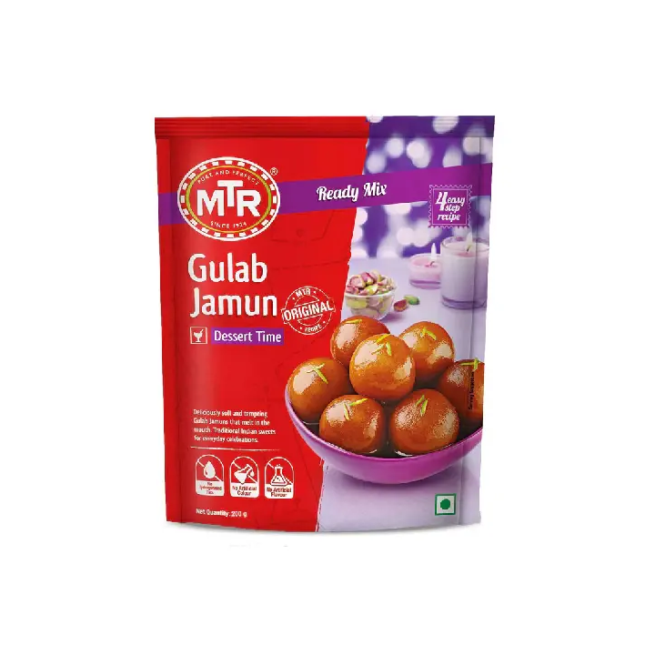 MTR Gulab Jamun Mix. Create authentic Indian sweets in minutes with this easy instant mix.