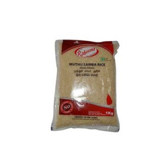 Rabeena Muthu Samba Rice. High-quality pearl grain rice for a delicious