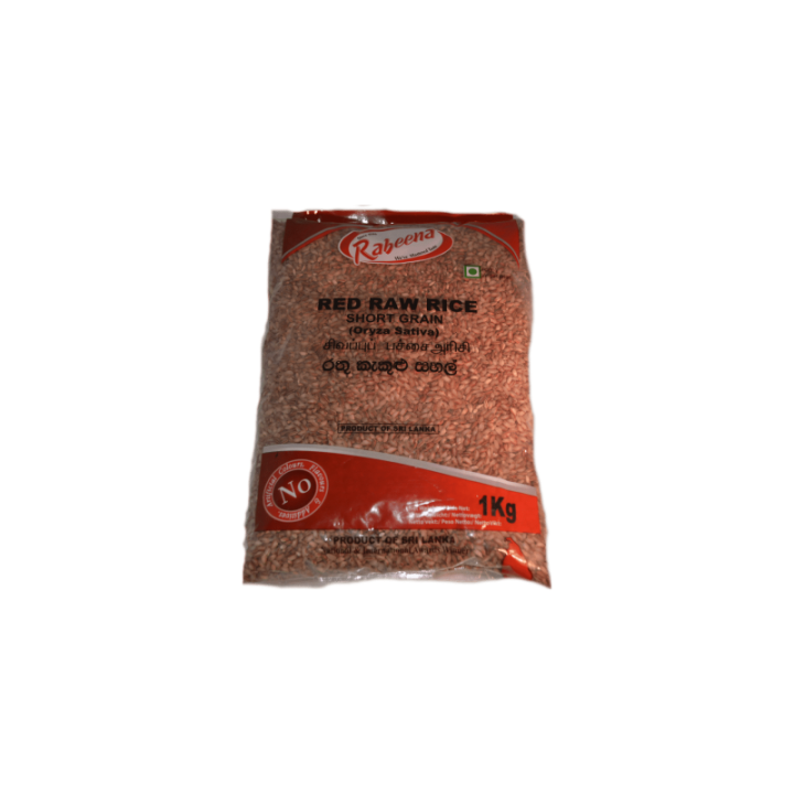 Rabeena Red Raw Rice. A healthy staple for traditional Sri Lankan and South Indian diets.