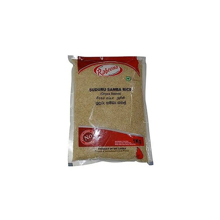 Rabeena Suduru Samba Rice. Premium fragrant tiny grain rice for special occasions.