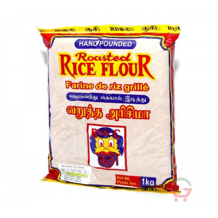 RUS-C Rice Flour. Pure and fine white rice flour for all your traditional cooking needs.