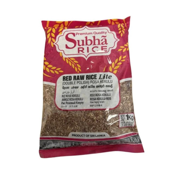 Subha Red Raw Rice. Traditional nutritious rice for healthy and hearty meals.