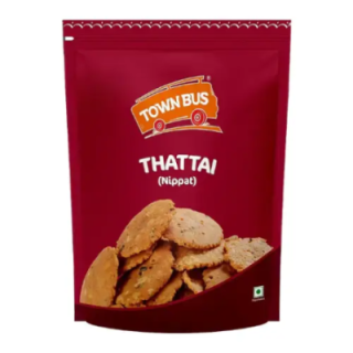 Town Bus Thattai. Traditional crunchy rice crackers with a spicy kick.