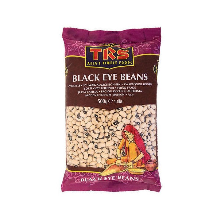 TRS Black Eye Beans. High-protein beans ideal for Lobia Masala and healthy stews.