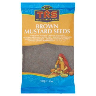 TRS Brown Mustard Seeds. Traditional spice for tempering and pickling.