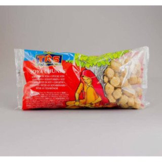 TRS Soya Chunks. High-protein vegetarian chunks for healthy and delicious meals.