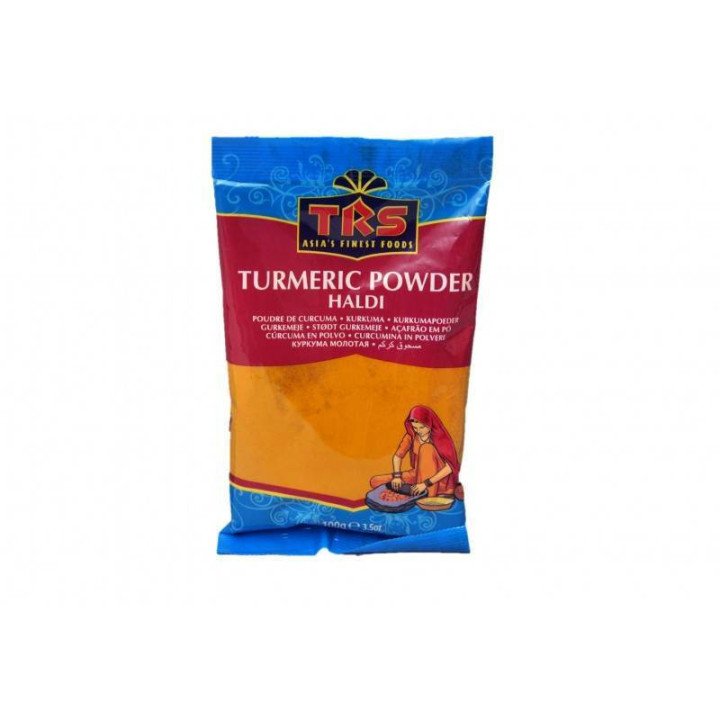 Buy TRS Turmeric Powder. High-quality Haldi with a vibrant color and earthy aroma. Essential for every curry.