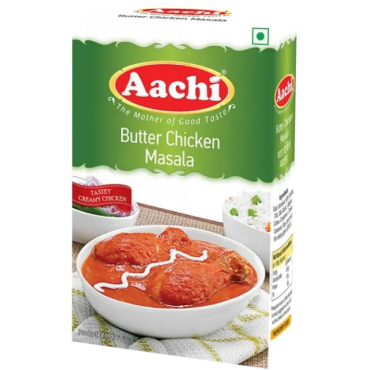 Make restaurant-style Butter Chicken at home with Aachi Butter Chicken Masala. Rich and creamy spice blend.