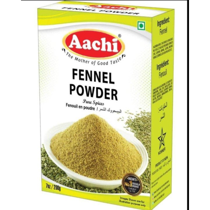 Premium quality Aachi Fennel Powder. Adds a sweet aromatic flavor to your dishes. Buy online.