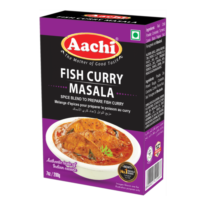 Cook authentic Fish Curry with Aachi Fish Curry Masala. Spicy and tangy flavor profile. Shop now.