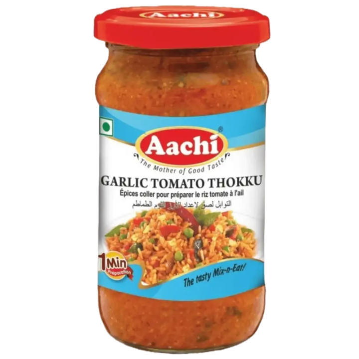 Aachi Garlic Tomato Thokku. A perfect side dish for dosa