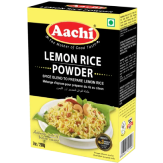 Make zesty Lemon Rice instantly with Aachi Lemon Rice Powder. Quick