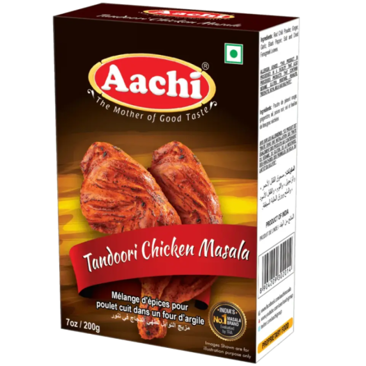 Make Tandoori Chicken at home with Aachi Masala. Authentic smoky flavor and red color.