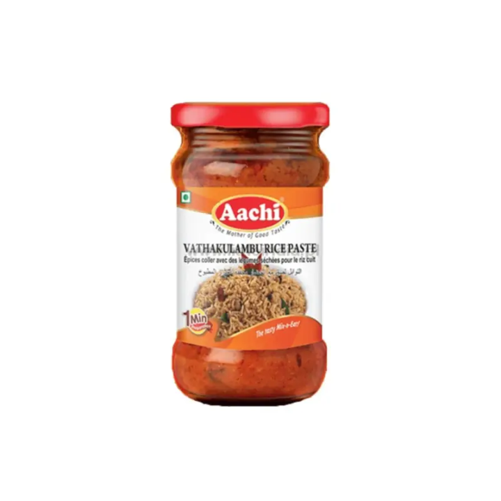 Instant Aachi Vathakulambu Rice Paste. Enjoy tangy berry curry with rice in minutes.