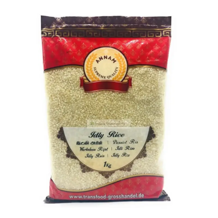 Annam Idly Rice for soft and fluffy idlis. Best quality South Indian rice. Available online.