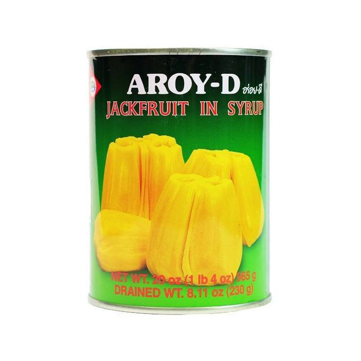 Sweet Aroy-D Jackfruit in Syrup. Ready to eat tropical fruit dessert. Buy now.