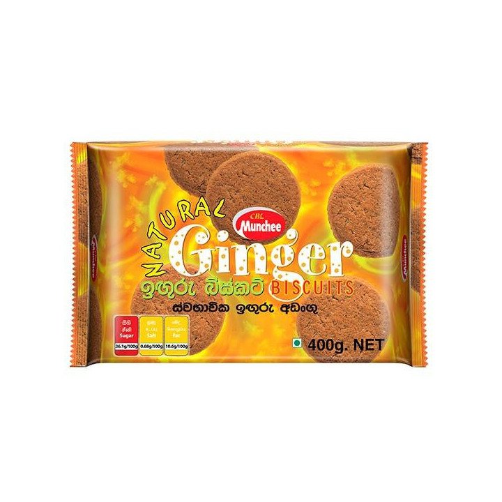 Zesty CBL Munchee Ginger Biscuits. The perfect spicy snap to go with your afternoon tea.