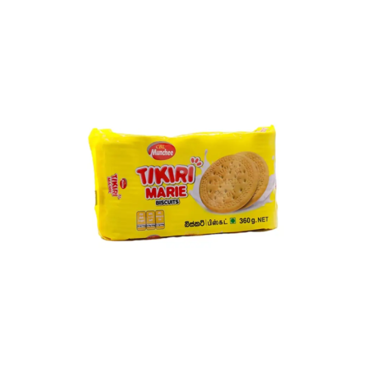 Munchee Tikiri Marie. Mini-sized biscuits perfect for lunchboxes and little hands.