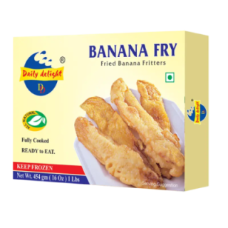 Daily Delight Banana Fry. Authentic Kerala Pazham Pori. Heat and serve in minutes.